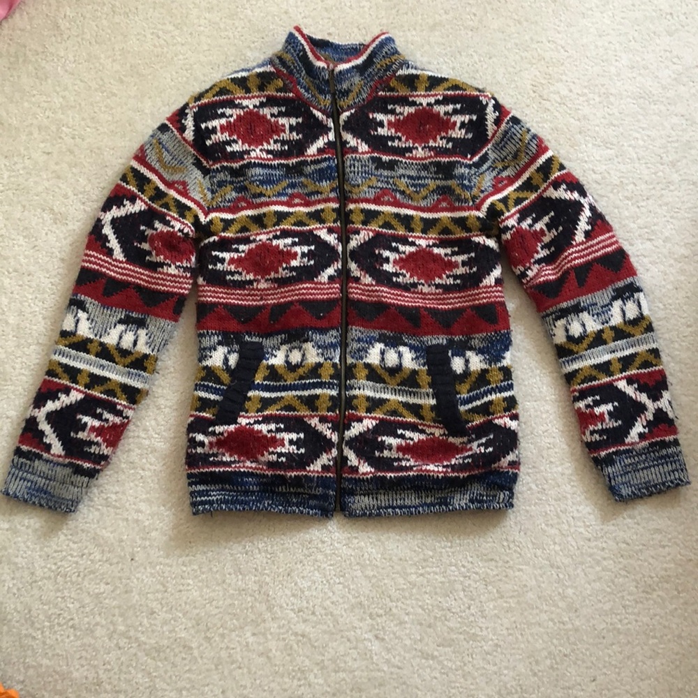 Forever 21 Aztec Pattern ZipUp Jacket. Worn twice.